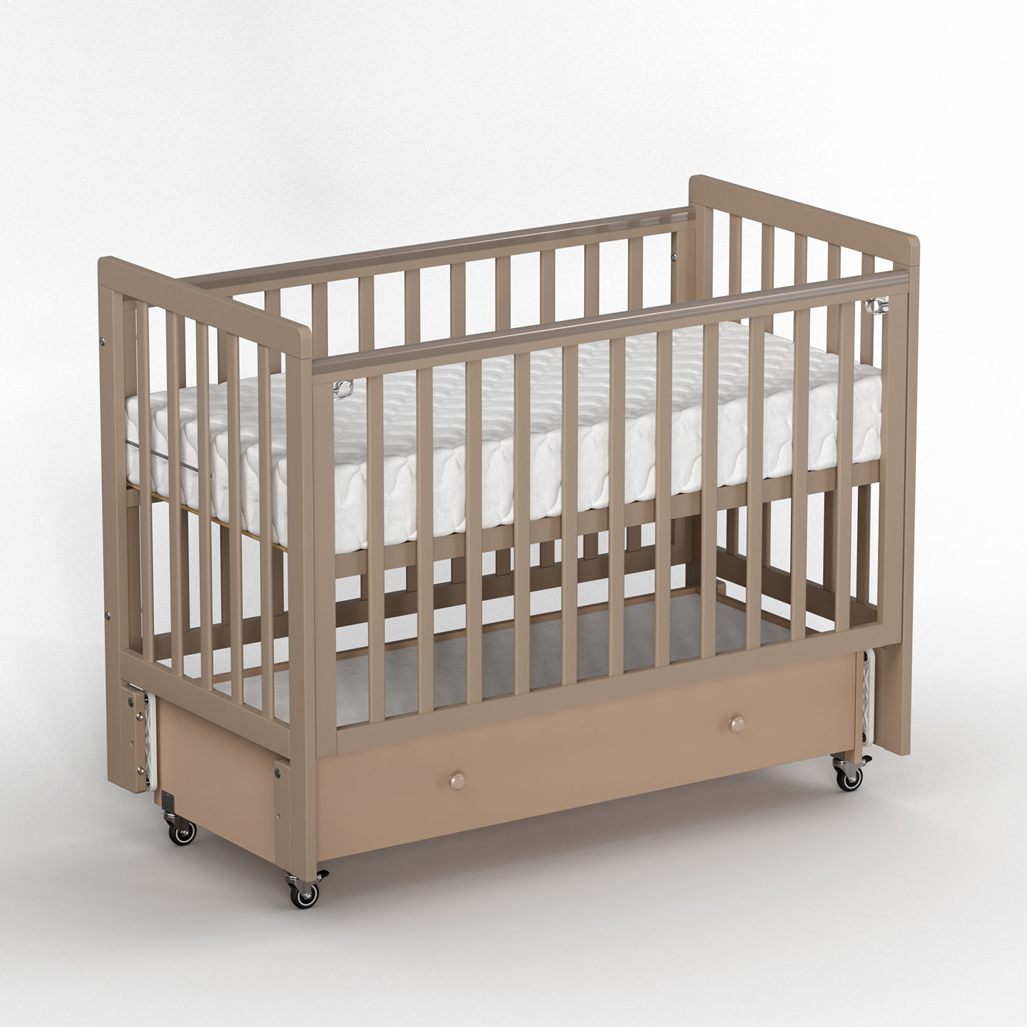 Кровать ANTEMI Classic Sleep 120х60 с ящиком-маятником НИК 22