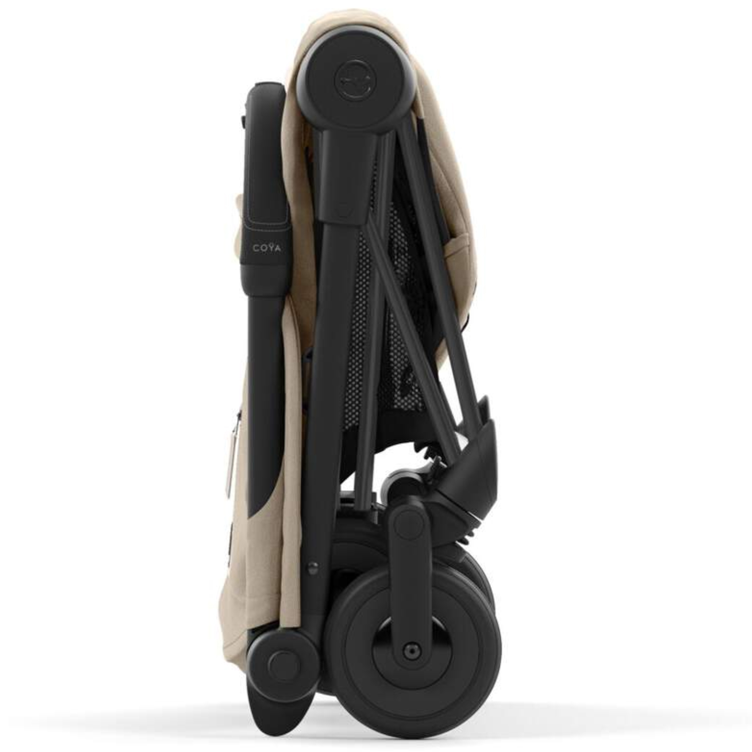 Коляска прогулочная Cybex Coya шасси Matt Black с дождевиком и бампером