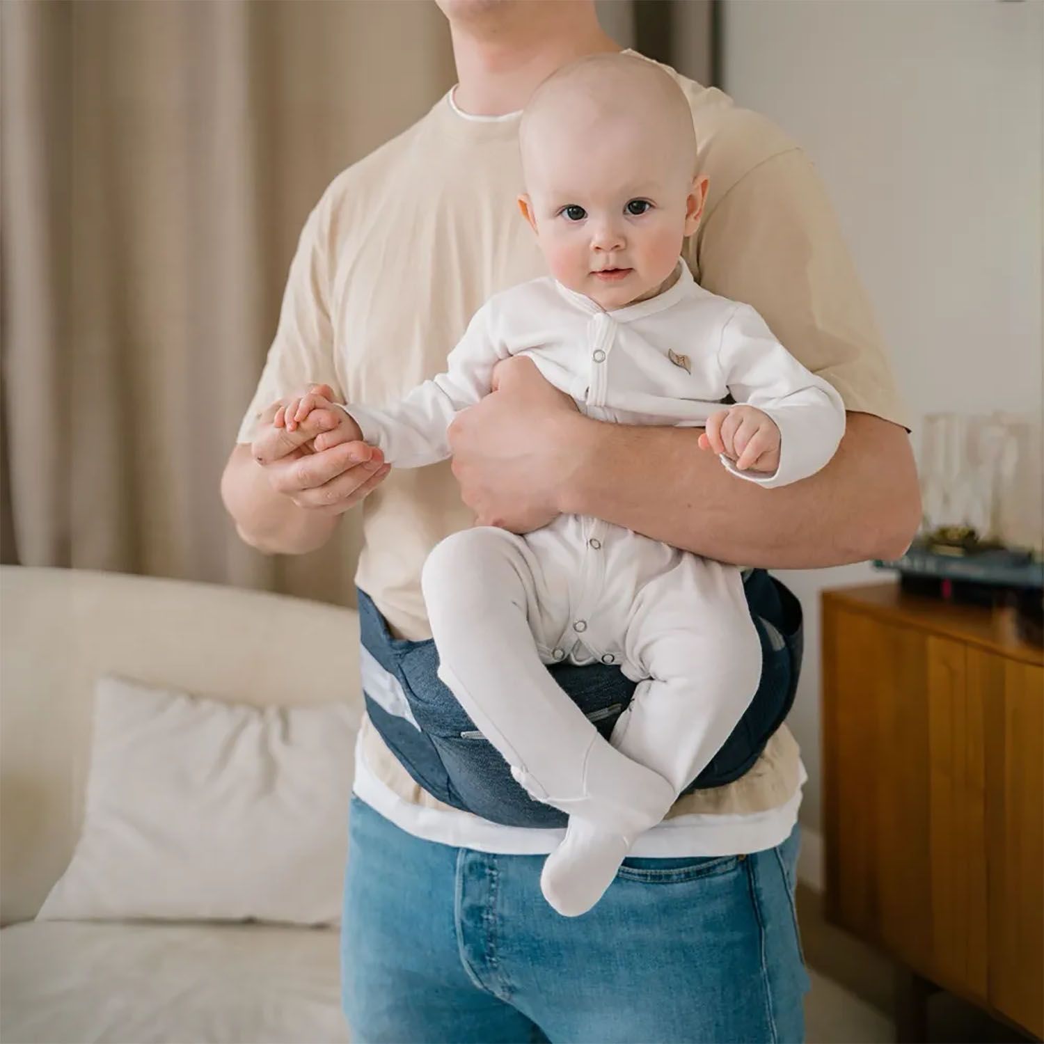 Рюкзак переноска Babyrox Premier с нагрудником синий BC2000