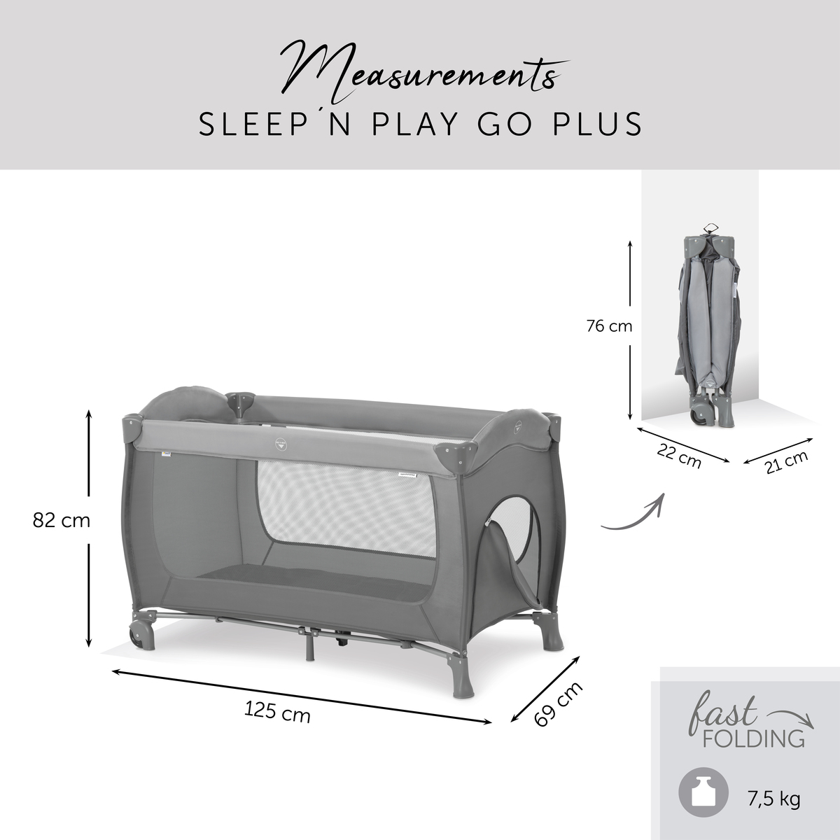 Манеж Hauck Sleep&Play Go plus