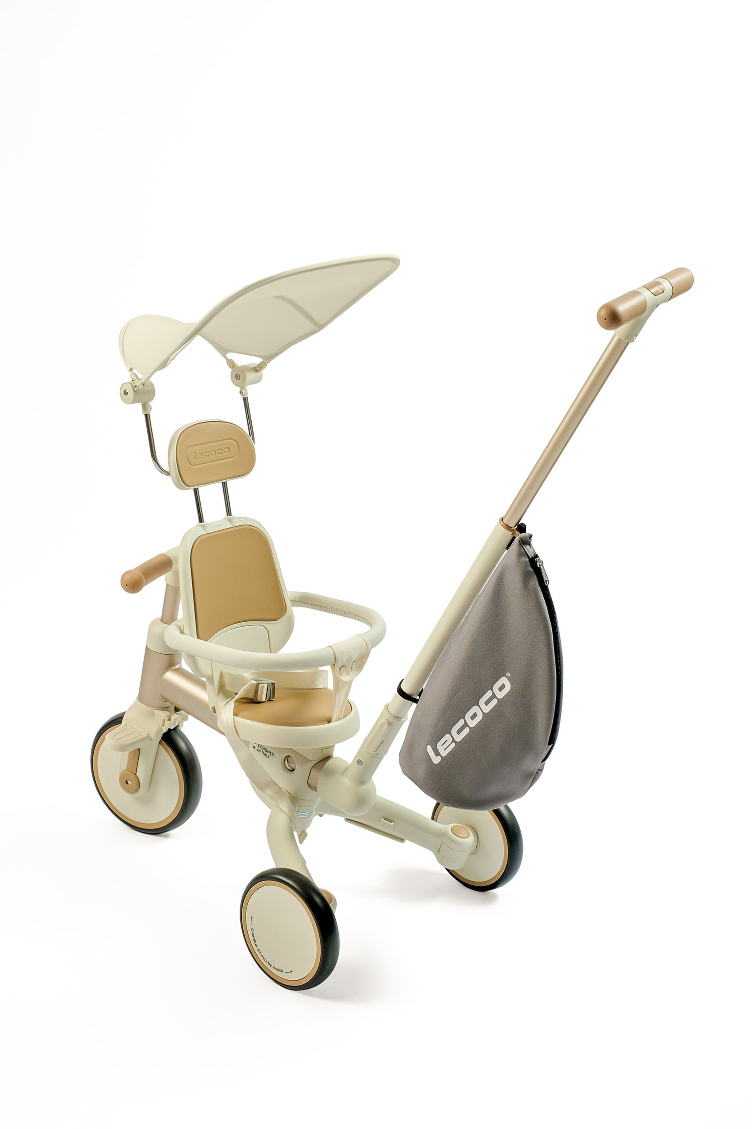 Велосипед трехколесный Lecoco S3Max beige