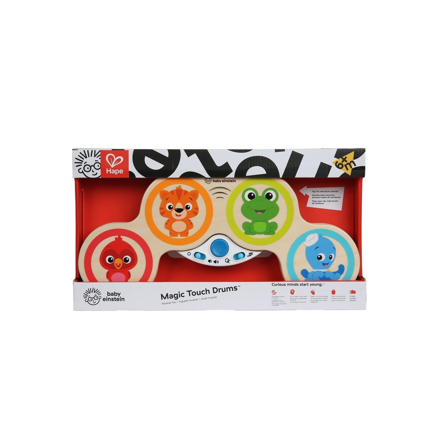Музыкальная игрушка Hape «Волшебные барабаны»