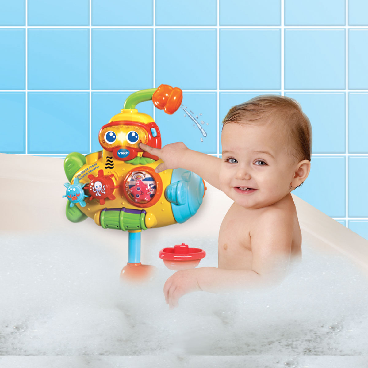 Игрушка для ванны VTech «Подводная лодка -Весёлые брызги» 12-36 мес 80-516426