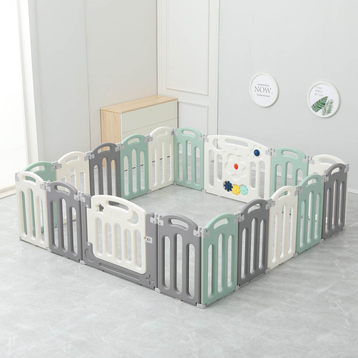 Манеж UNIX Kids Simple 188x151 Color PPSI14GGW