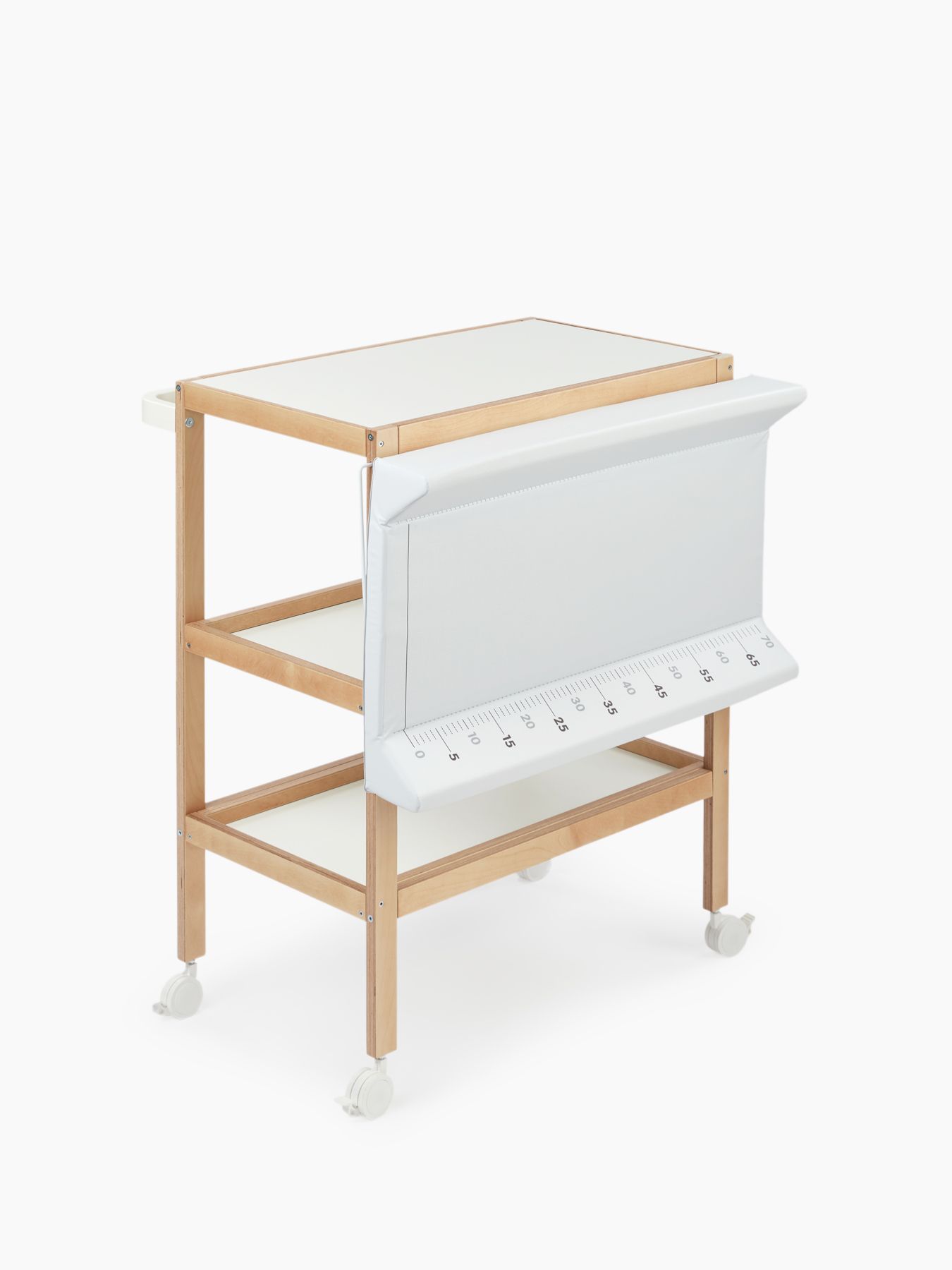 Комплект Happy Baby: пеленальный стол LAFINO с матрасом white 91039
