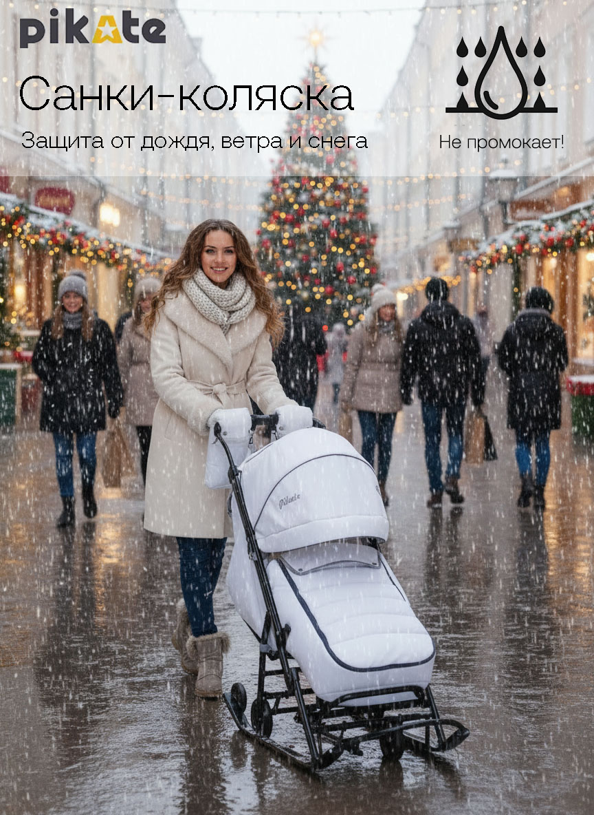 Санки-коляска Pikate Onyx