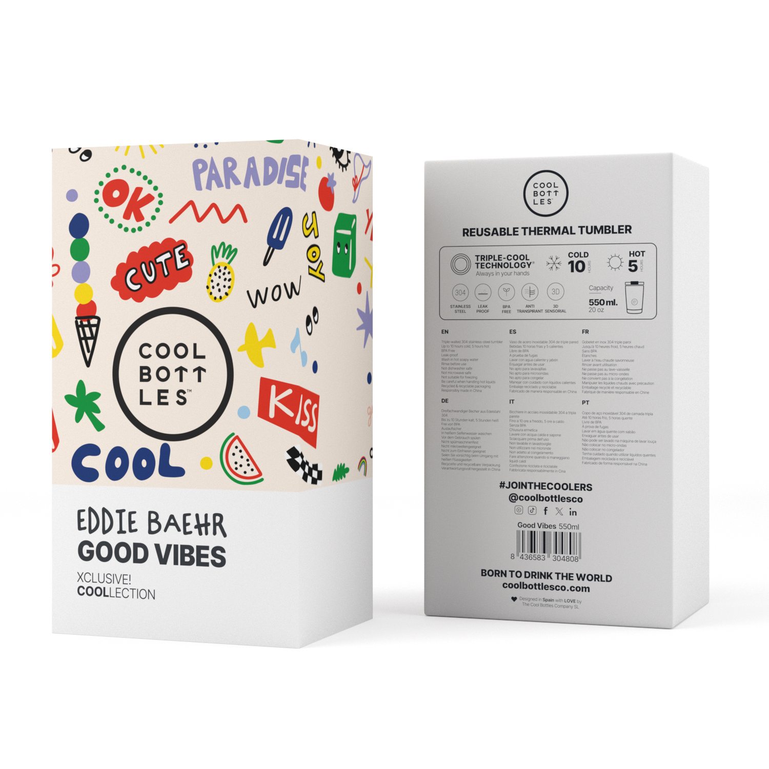 Термокружка Cool Bottles 550мл