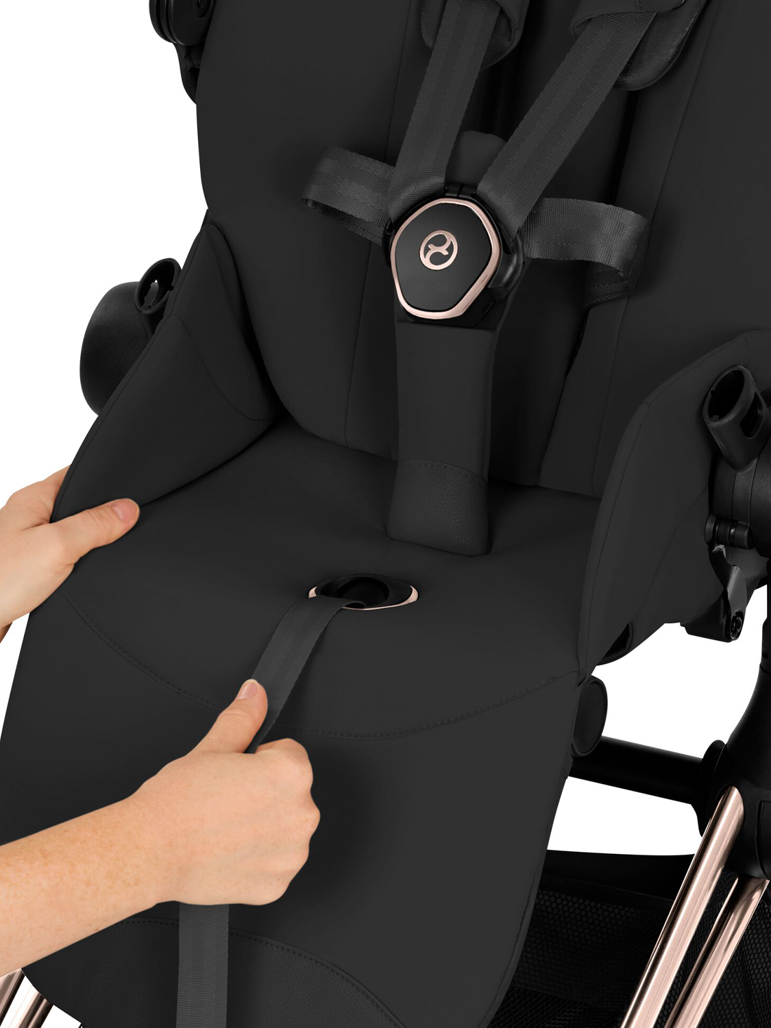 Коляска 2 в 1 Cybex Priam (5) Style шасси Rosegold