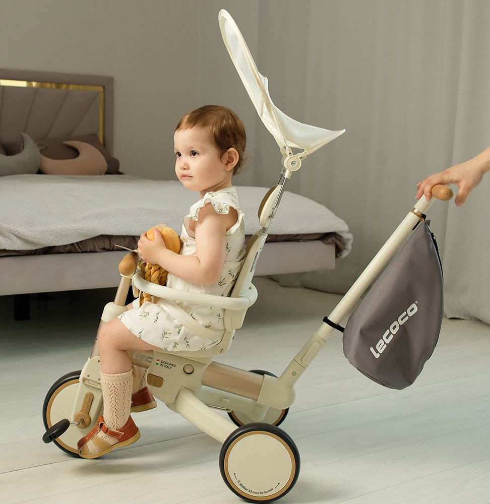 Велосипед трехколесный Lecoco S3Max beige