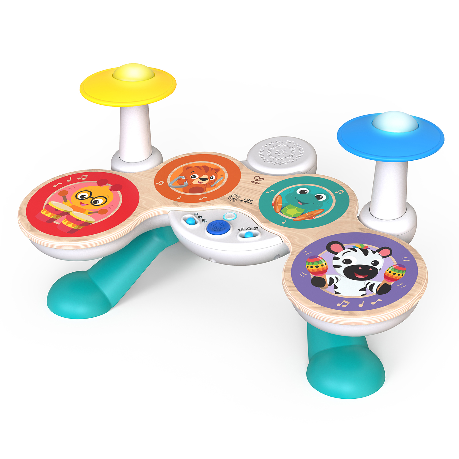 Музыкальная игрушка HAPE для малышей Барабанная установка Серия Волшебное прикосновение 12804_HP