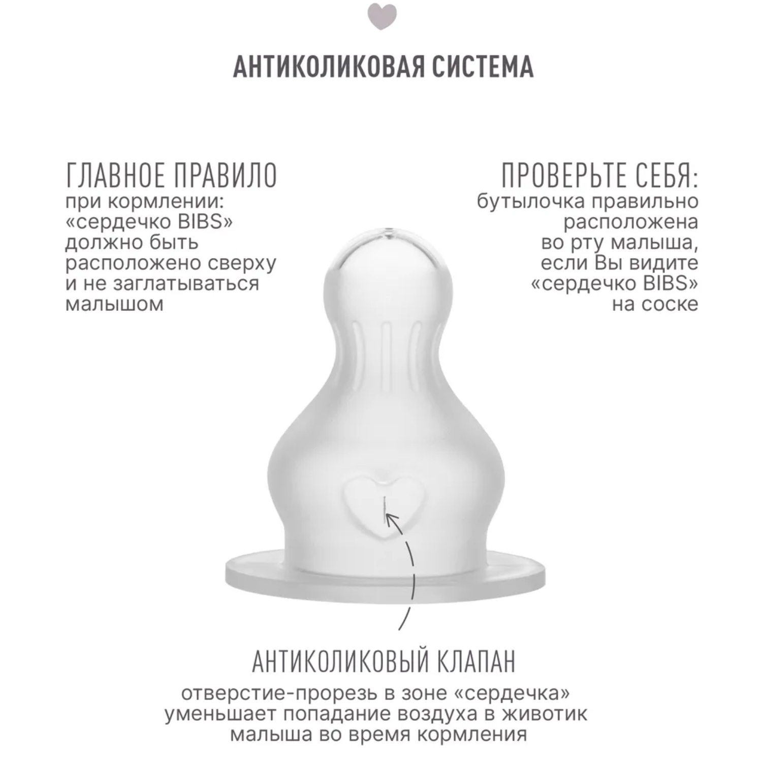 Соска BIBS силиконовая для бутылочки быстрый поток, 2 шт.