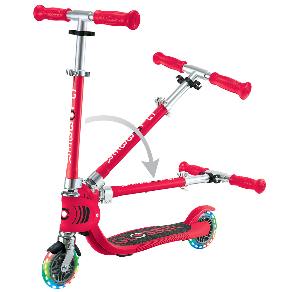 Самокат GLOBBER FLOW FOLDABLE JUNIOR LIGHTS