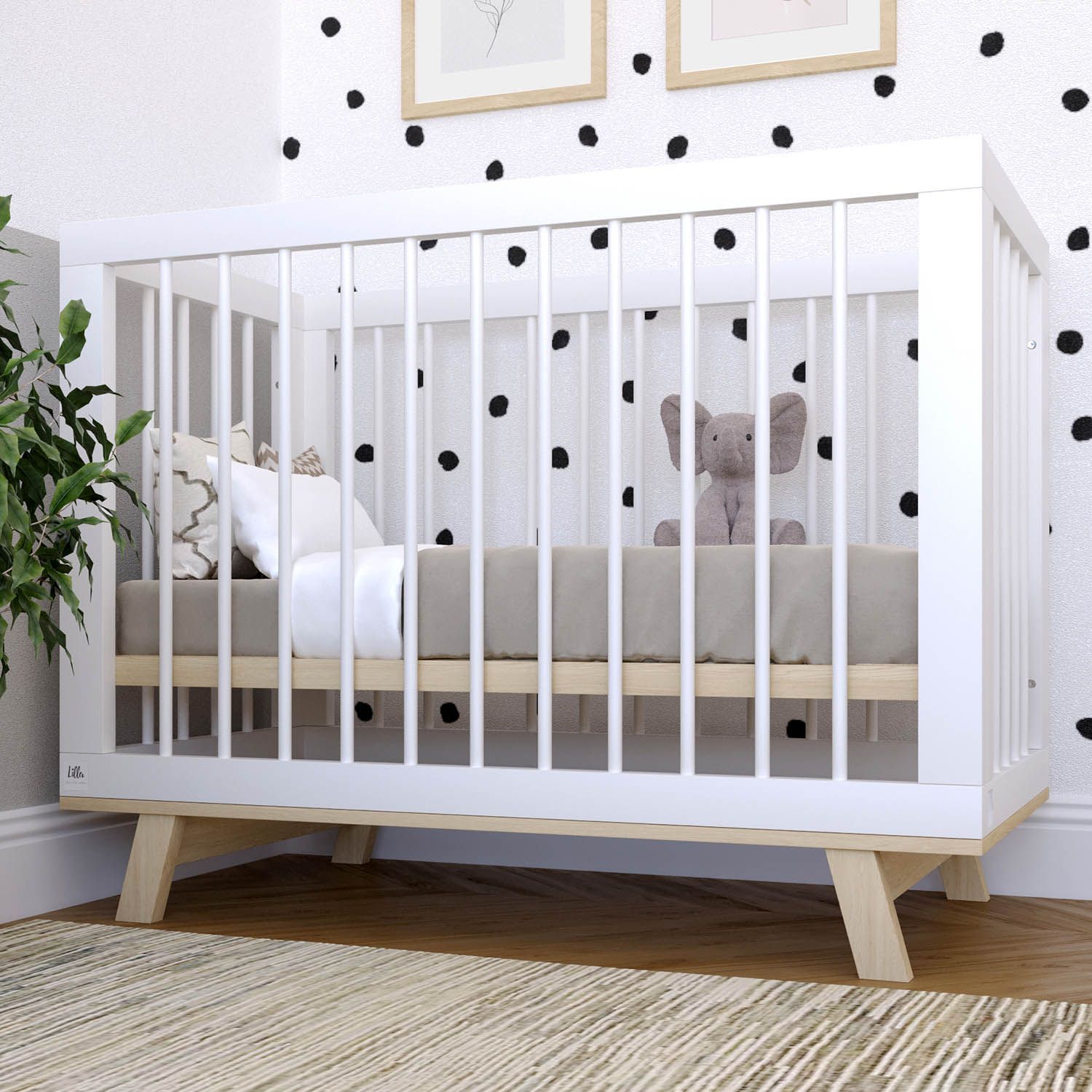 Кроватка 120x60 Lillaland Lilla Aria