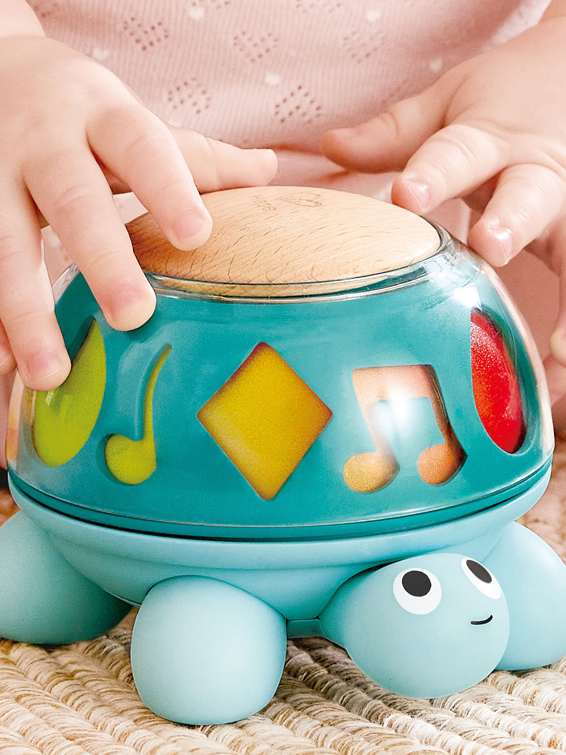 Игрушка развивающая HAPE «Малышам» Музыкальная черепашка E0140_HP