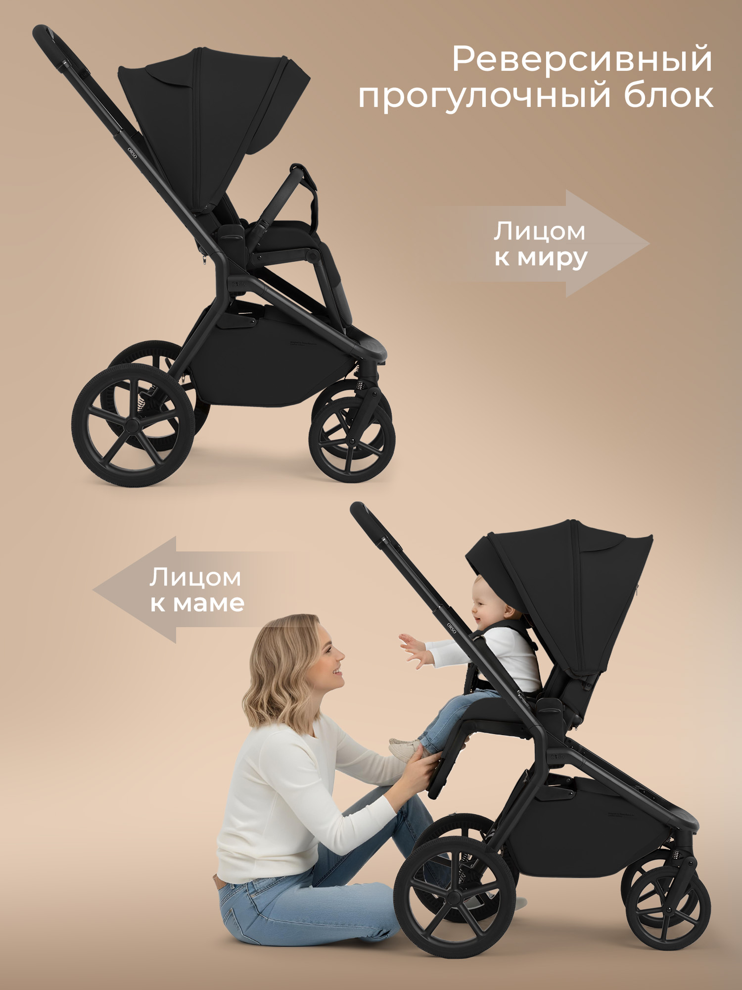 Коляска 2 в 1 SBL/Sweet Baby Orso