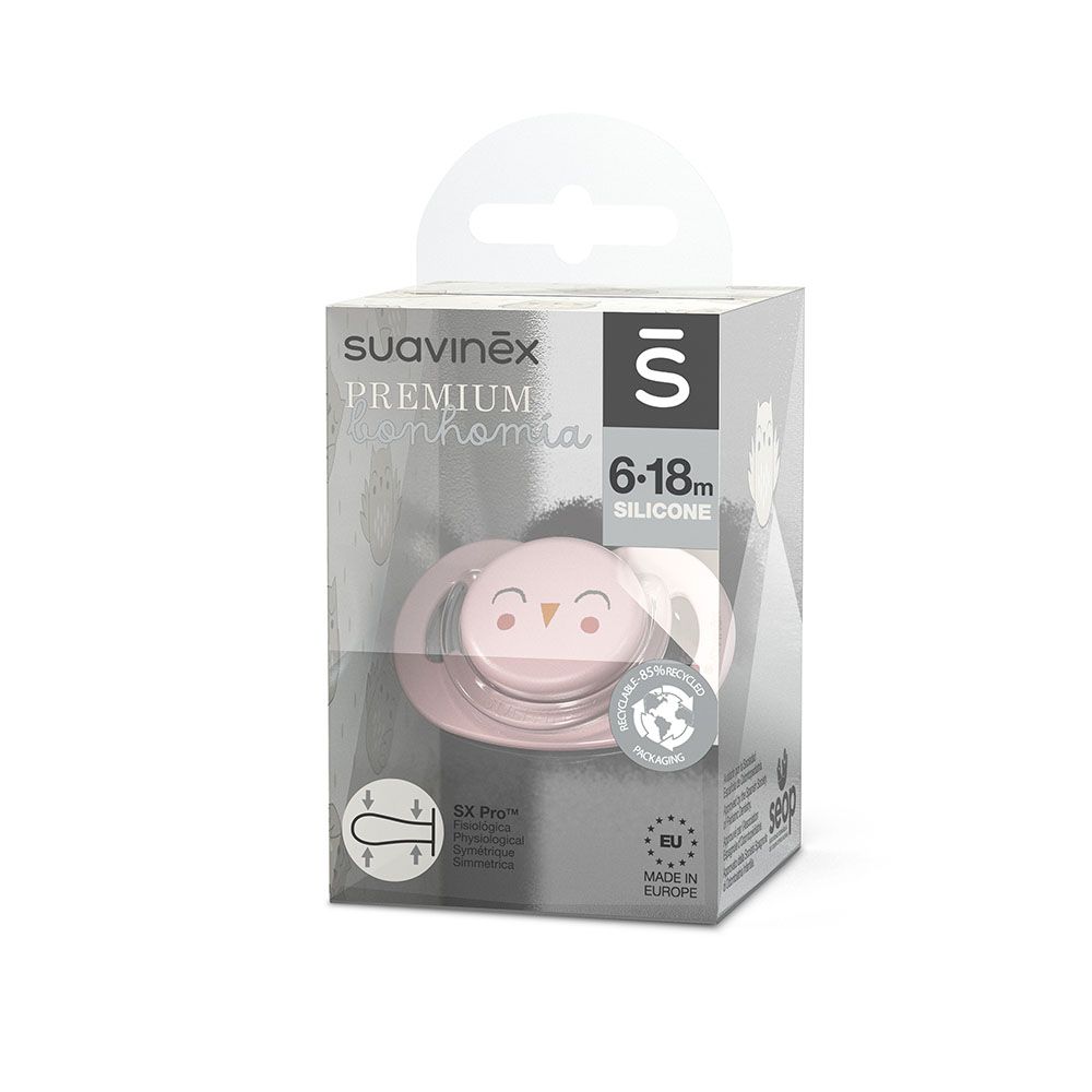 Соска-пустышка Suavinex Pro 6-18 мес PHYSIOLOGICAL силикон
