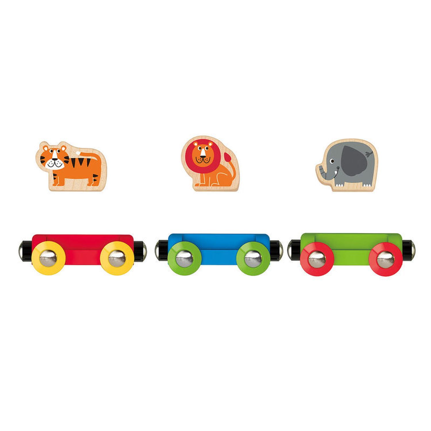 Поезд игрушечный HAPE «Джунгли» для малышей E3807_HP