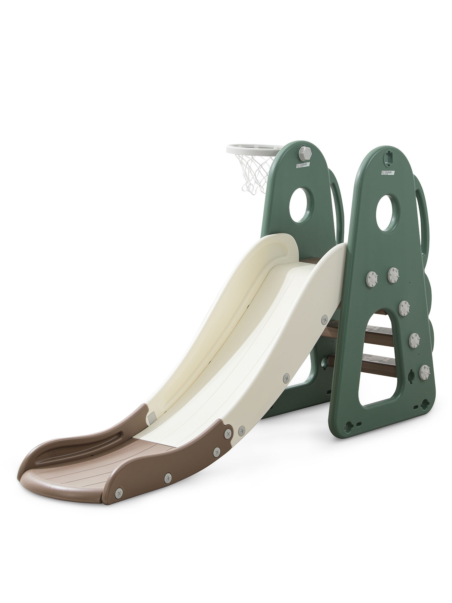 Горка UNIX Kids Dino 160 cм Green PPSLDINO160GR