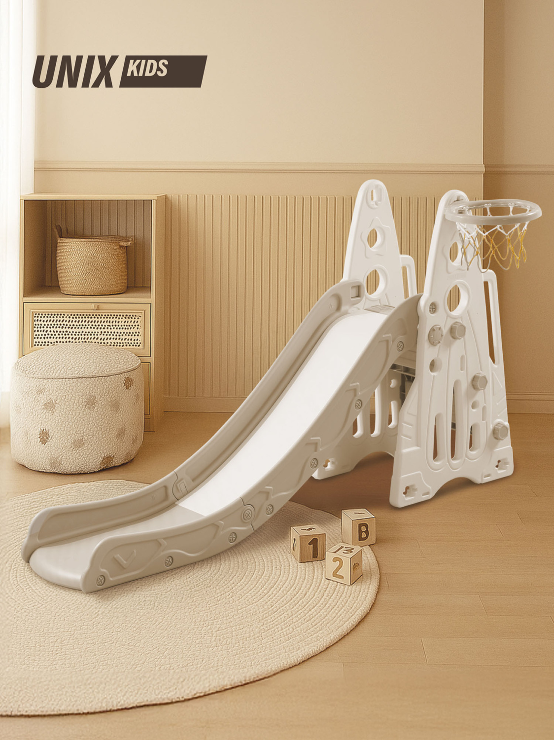 Горка UNIX Kids Rocket 145 см