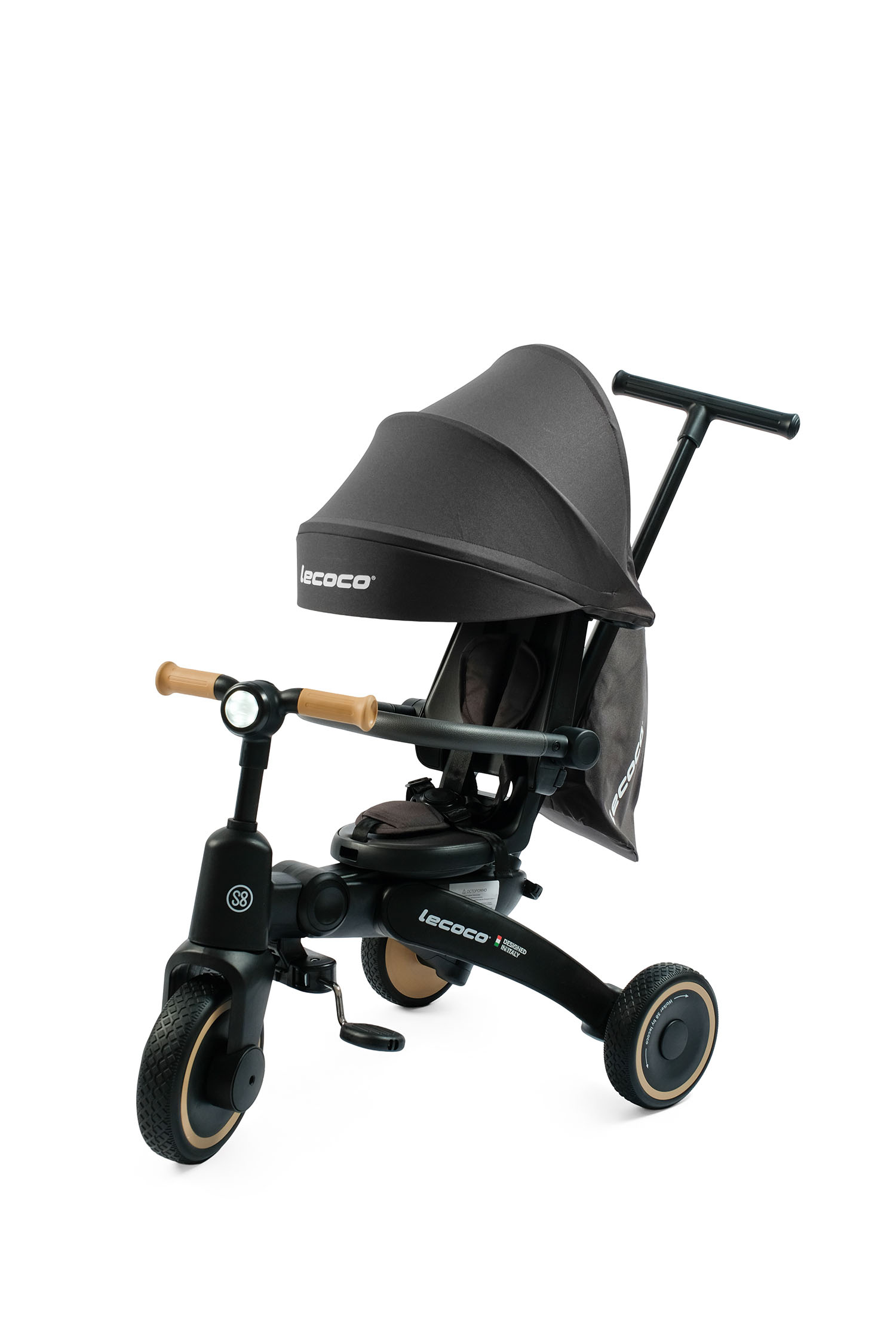 Велосипед 3-х колесный Lecoco S grey