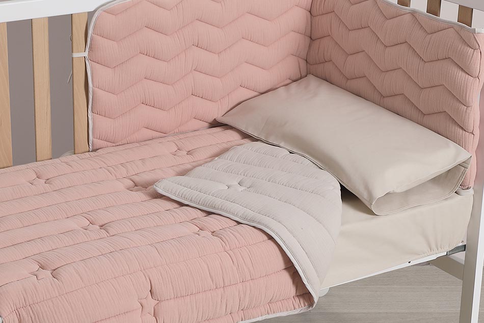 Покрывало + бортики 120х60 см Micuna Mousse TX-1650