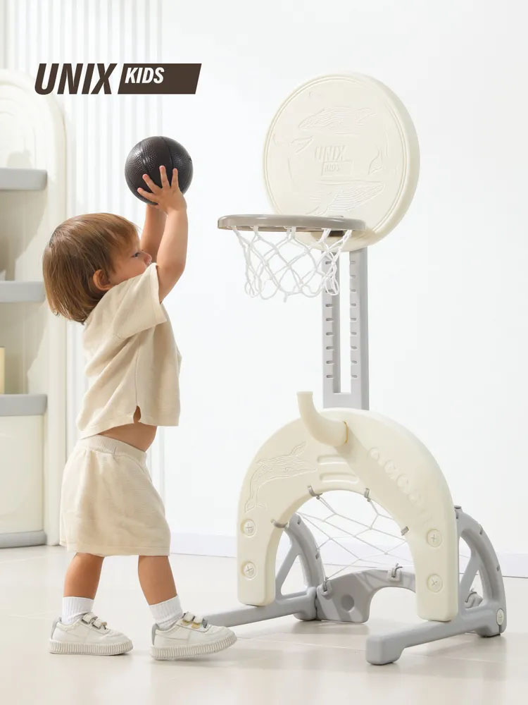 Стойка баскетбольная UNIX Kids, 4 в 1, для дома и улицы
