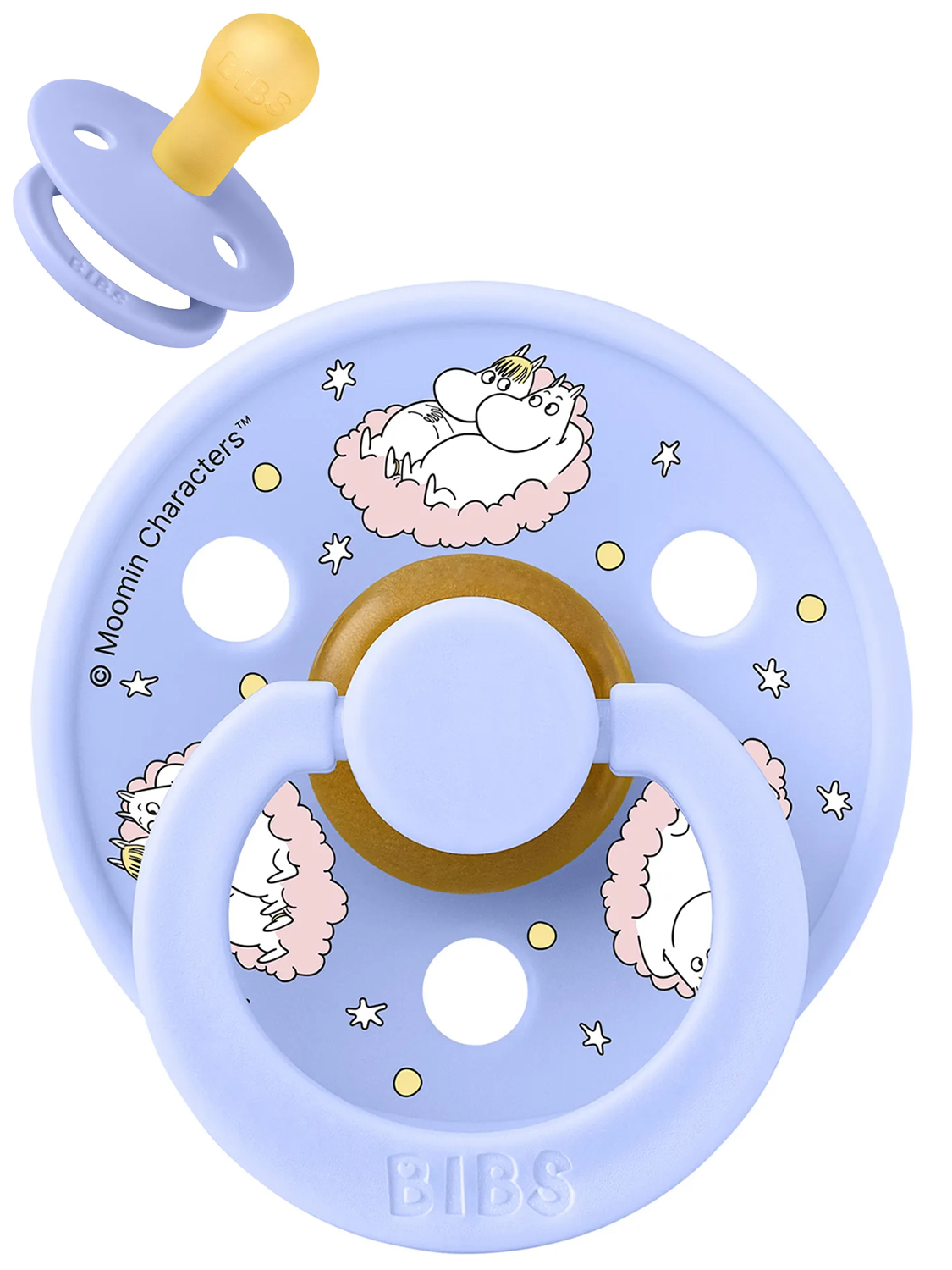 Пустышка латексная BIBS x Moomin Colour, 0+ мес