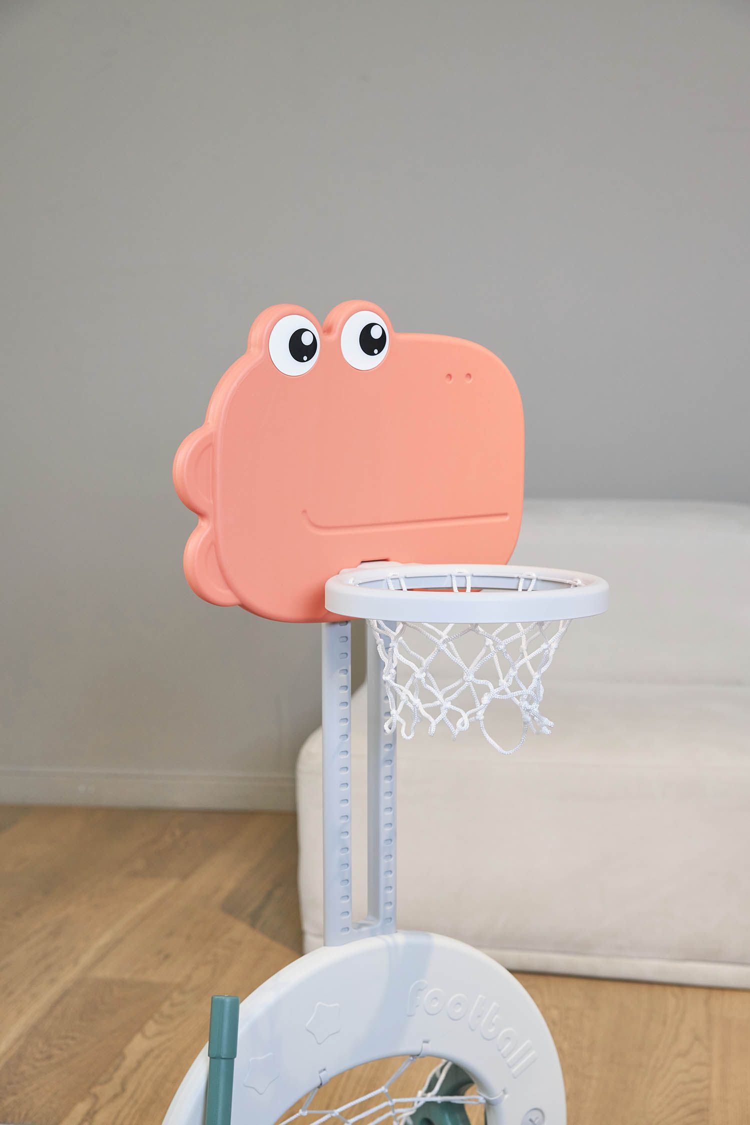 Стойка баскетбольная и хоккейные ворота UNIX Kids Dino (2 in 1) PPBSDINO