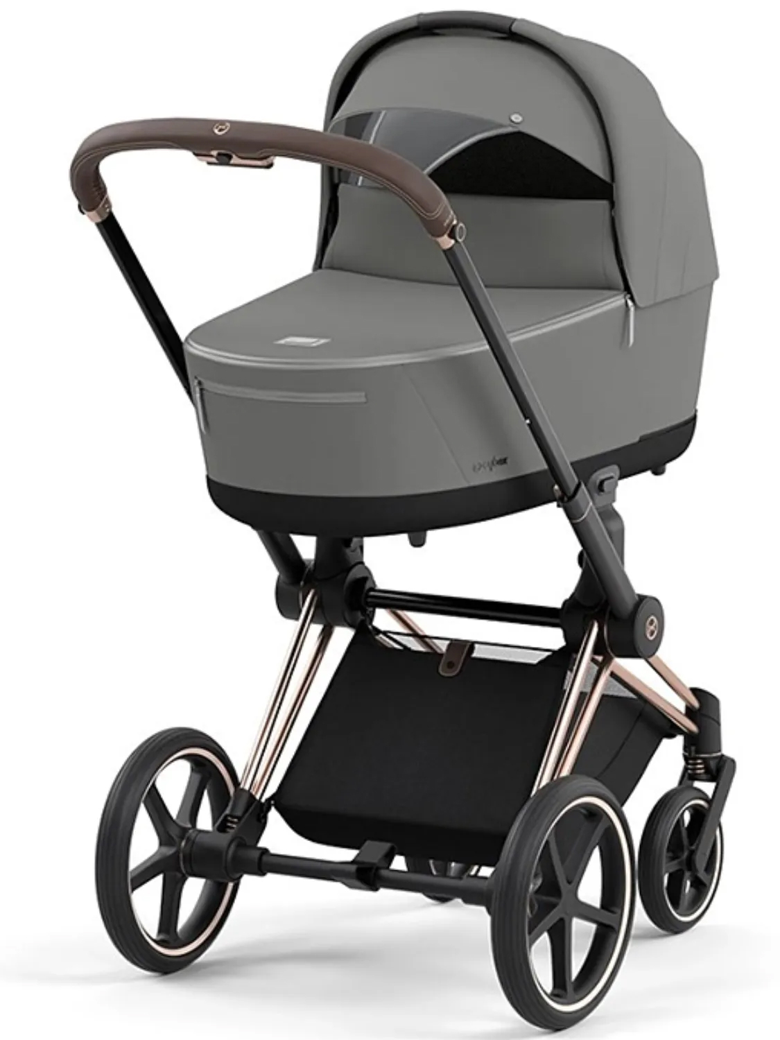 Коляска 2 в 1 Cybex Priam IV шасси Rosegold
