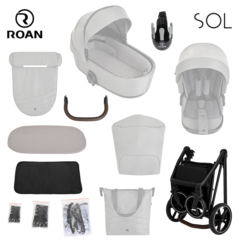Коляска 2 в 1 Roan Sol