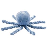 Игрушка мягкая Nattou Soft toy Lapidou Octopus Осьминог blue infinity 877565
