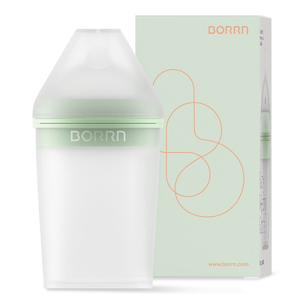 Бутылочка BORRN Baby Feeding Bottle из силикона со средним потоком 240 мл
