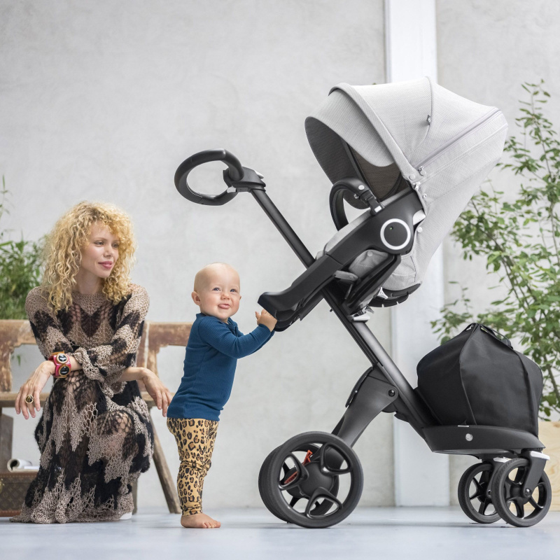 История детских колясок Stokke
