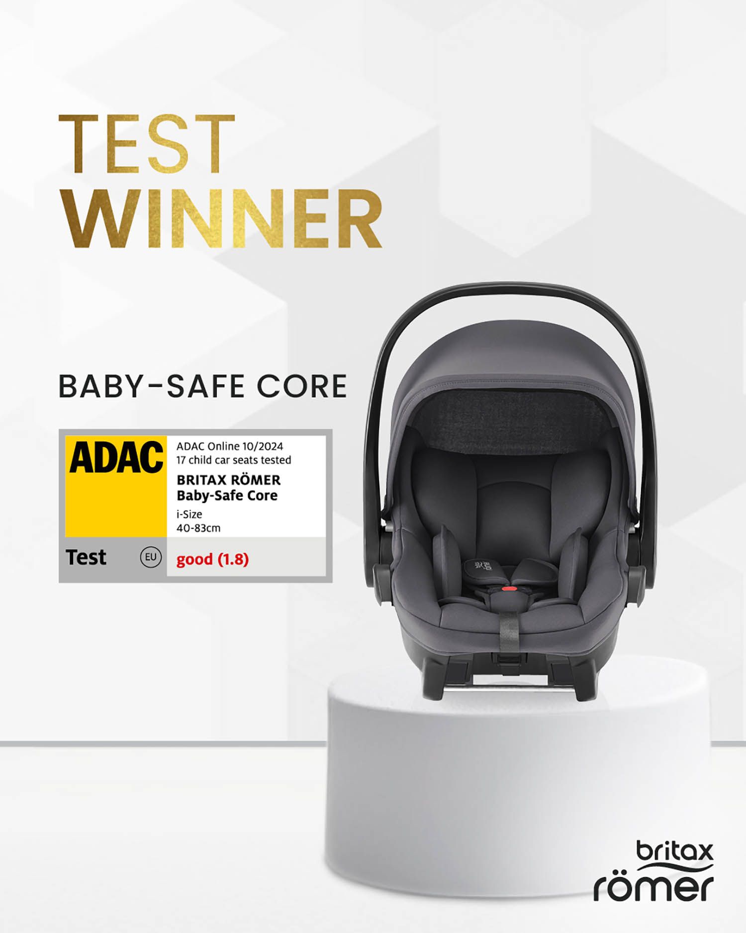 Автокресло 0+ Britax Roemer Baby-Safe Core