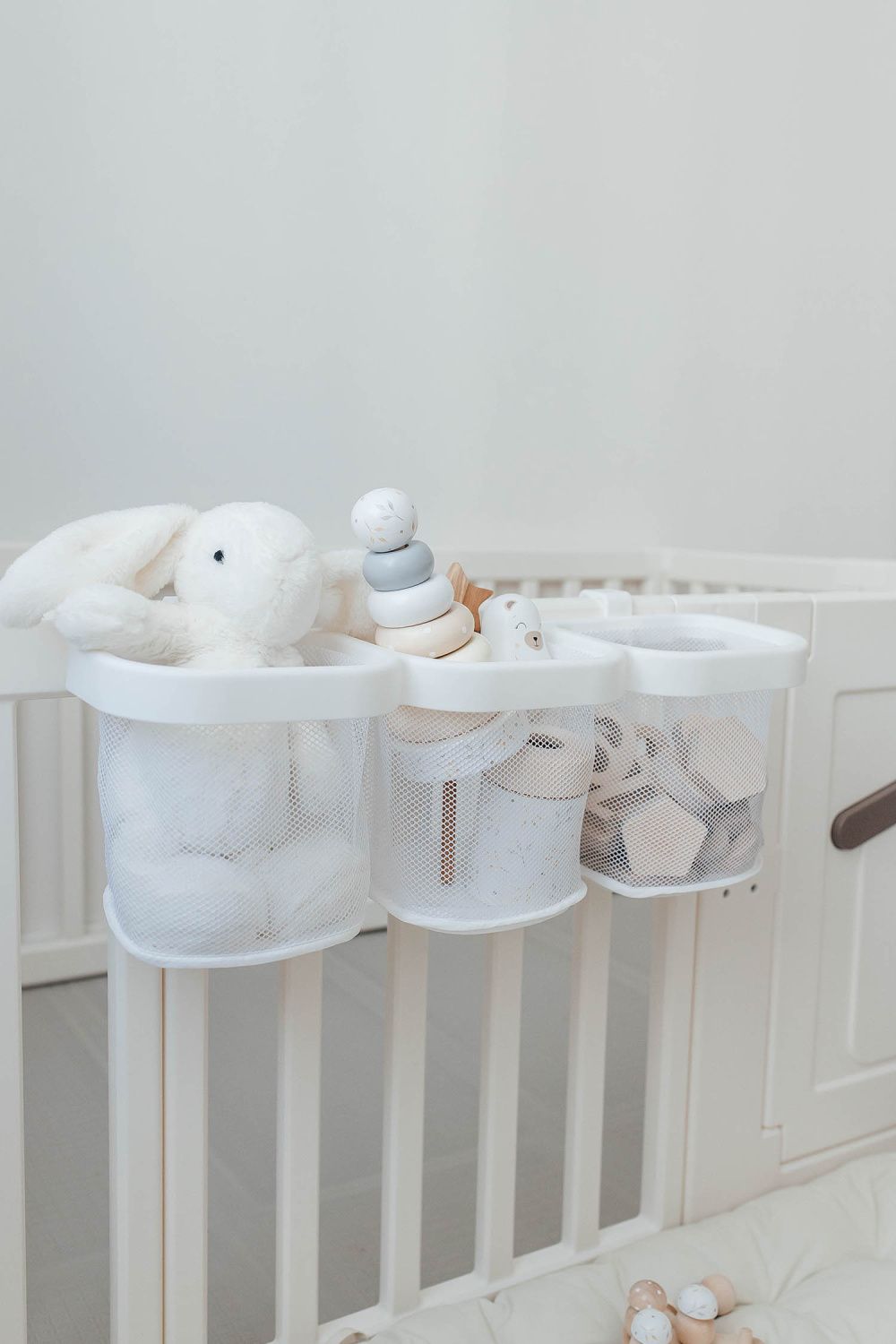 Органайзер для хранения подвесной UNIX Kids White с тремя отделениями универсальный PPBH3W