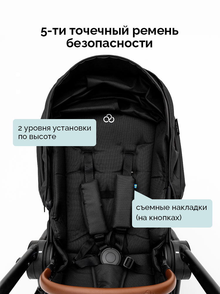 Коляска 2 в 1 Bumprider Apollo с рождения до 22 кг, всесезонная