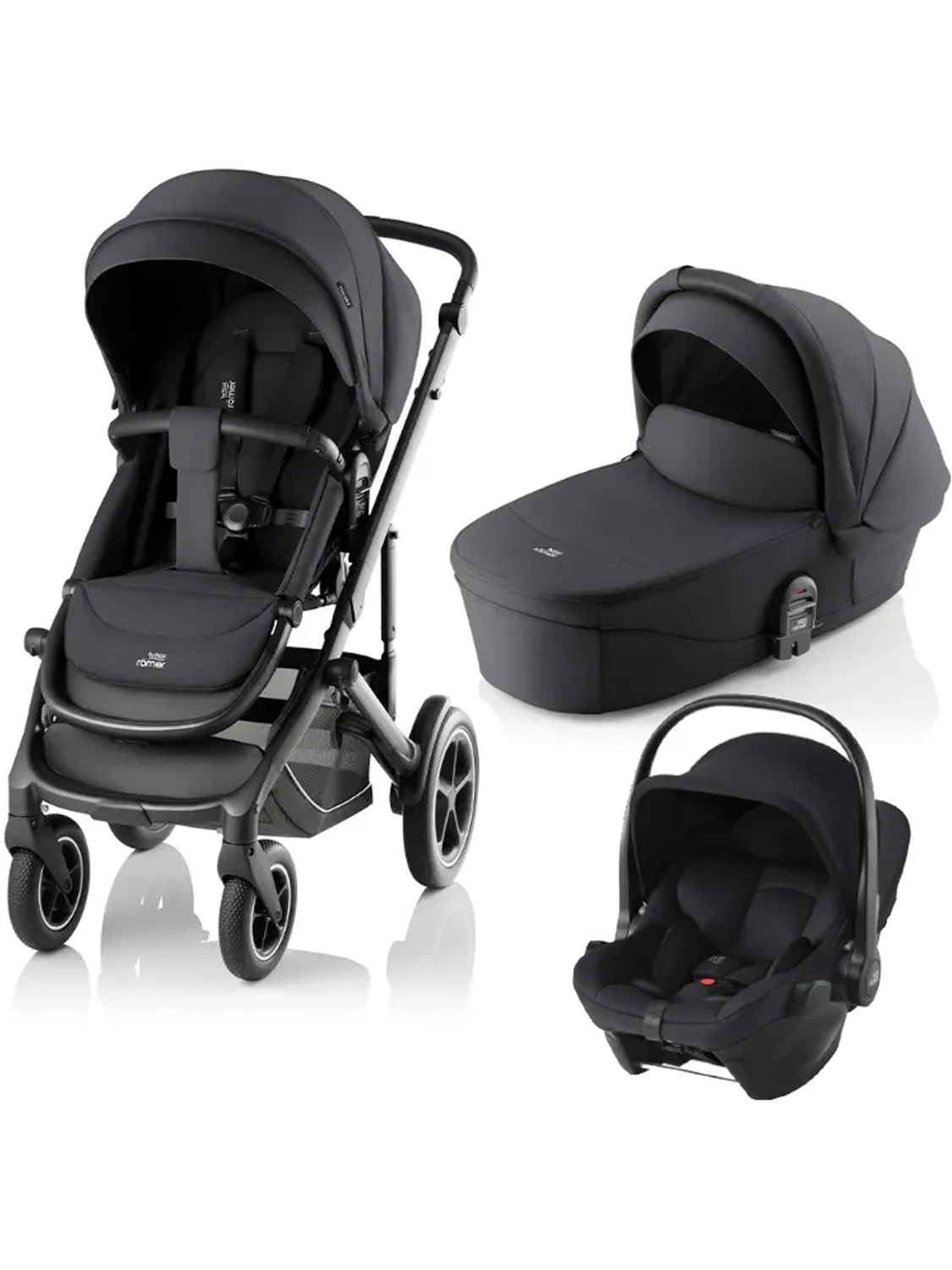 Комплект 3 в 1 Britax Roemer Smile 5Z Стиль + автокресло Baby-Safe Core