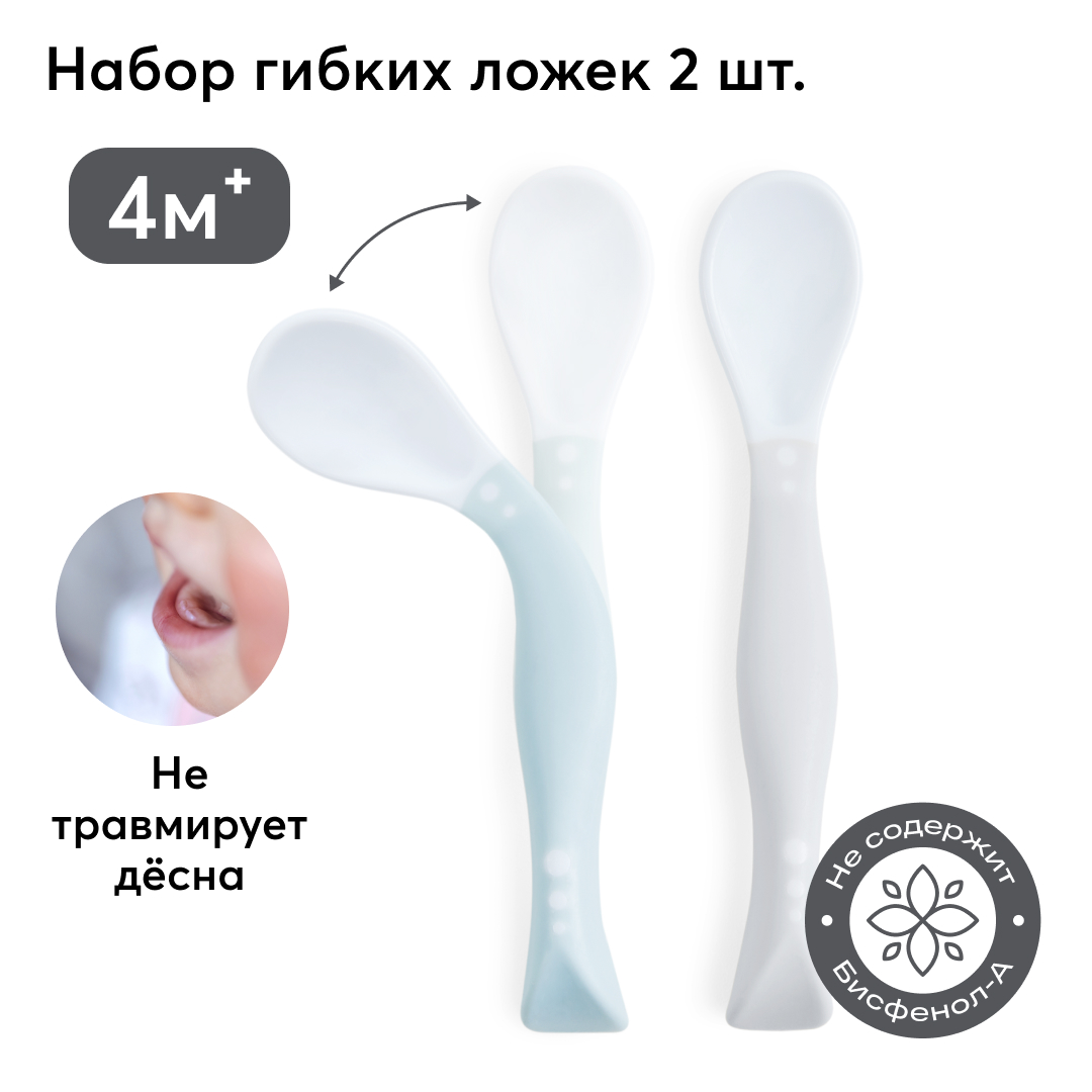 Набор ложек для кормления Happy Baby 2 шт 15003