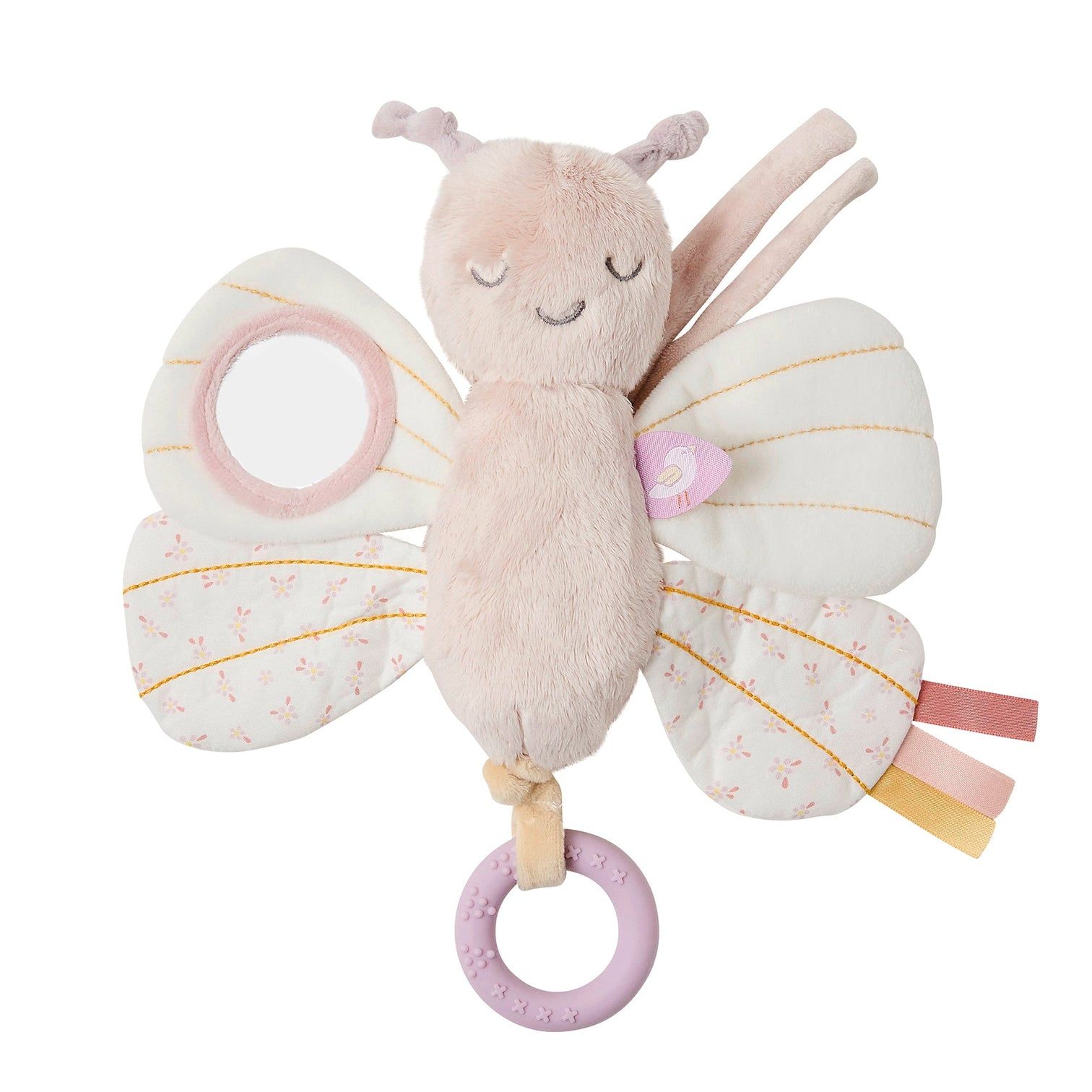 Игрушка мягкая Nattou Soft toy Alice & Pomme  Activity Бабочка 485272