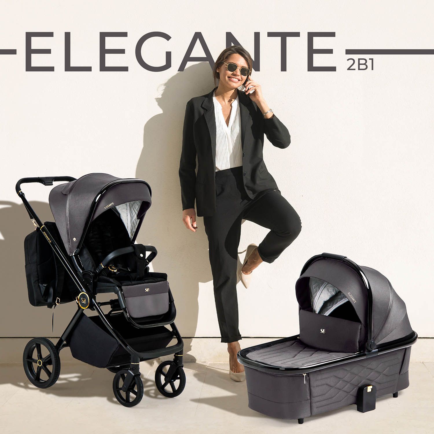 Коляска 2 в 1 Sweet Baby Elegante GL