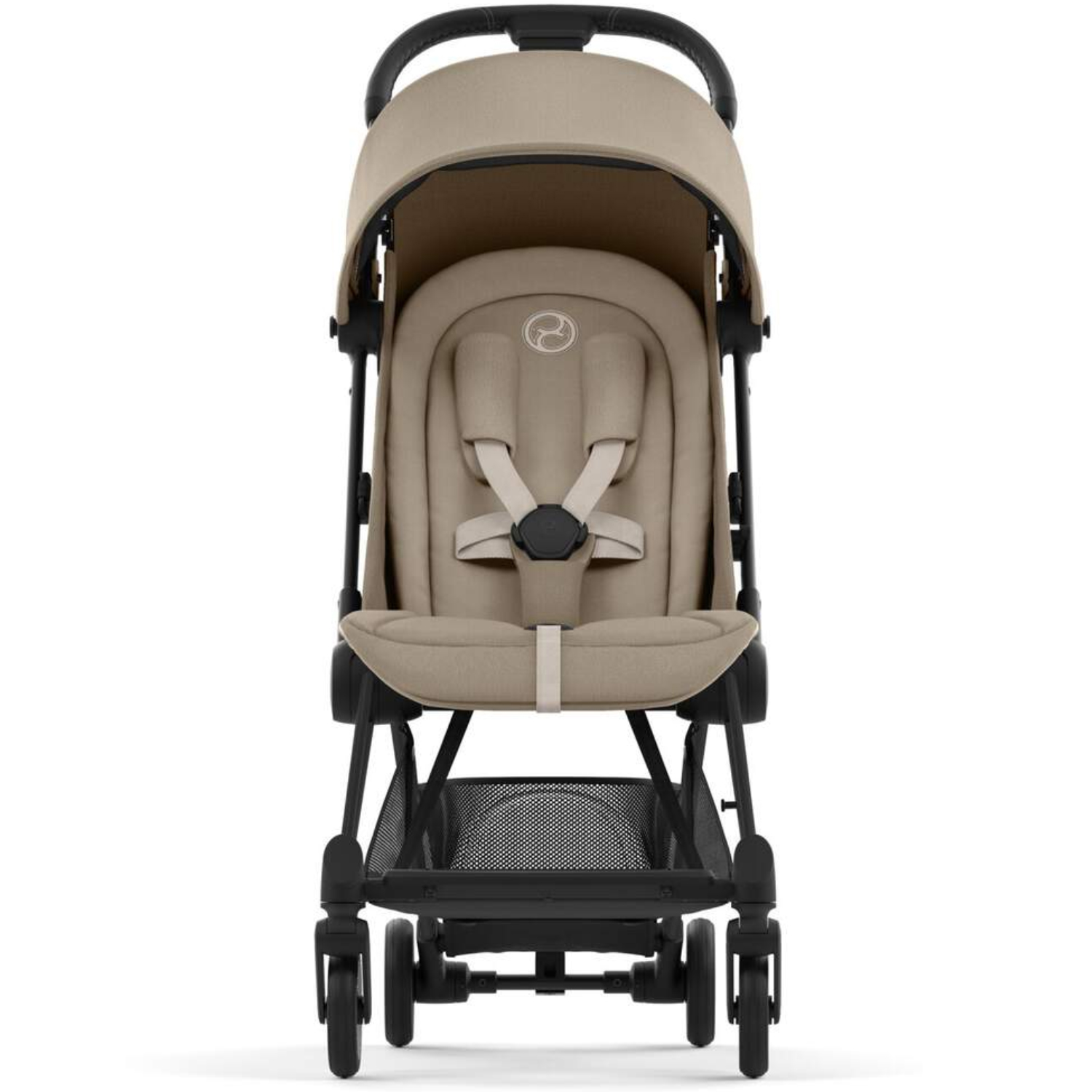 Коляска прогулочная Cybex Coya шасси Matt Black с дождевиком и бампером