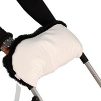Муфта для рук Esspero (Эссперо) Lit Leatherette White/Black