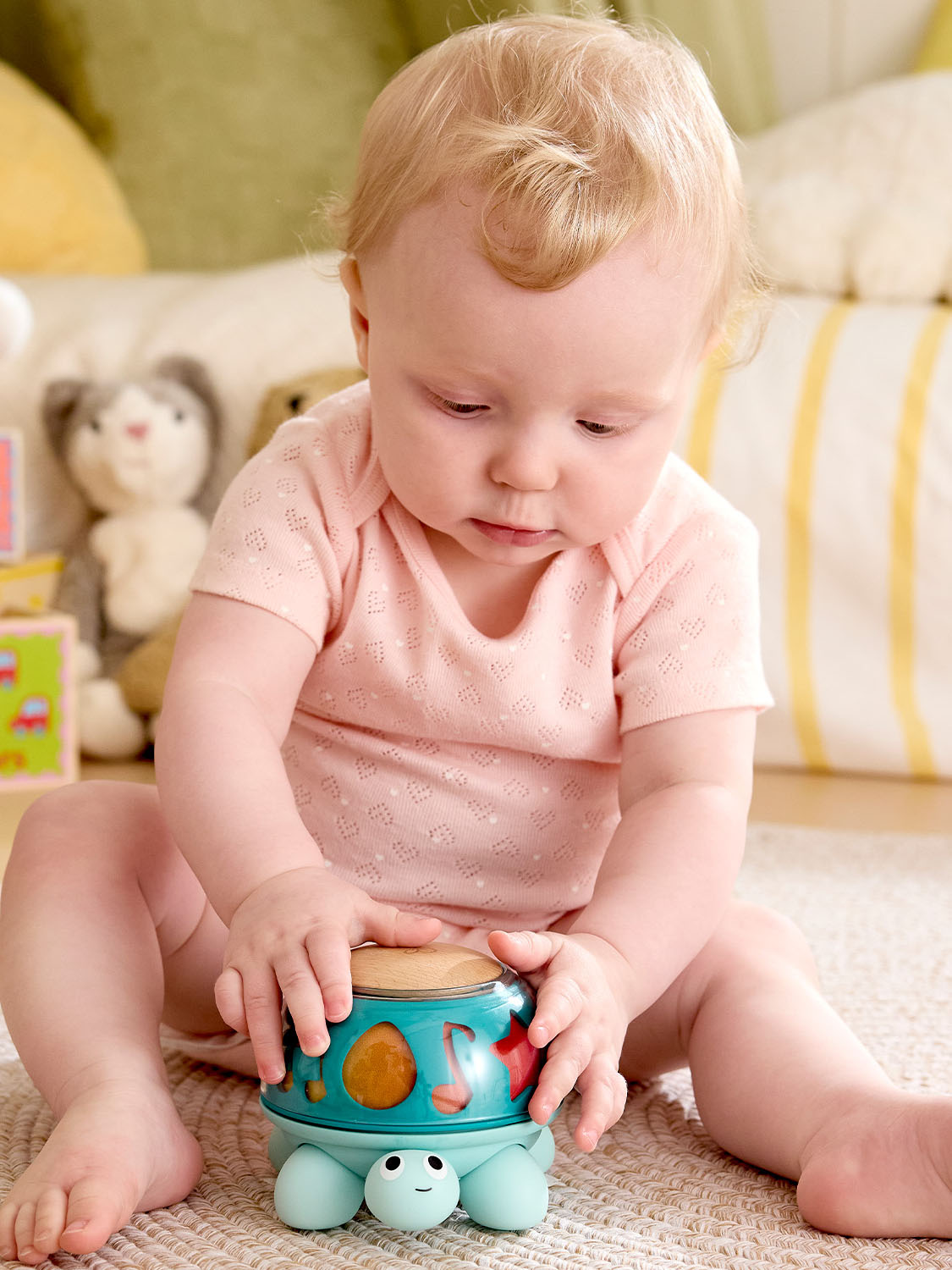 Игрушка развивающая HAPE «Малышам» Музыкальная черепашка E0140_HP