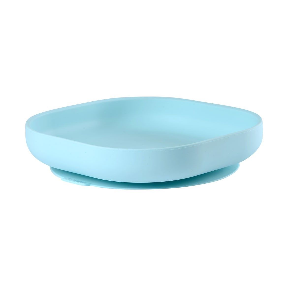Тарелка Beaba из силикона Silicone Suction Plate Blue 913430
