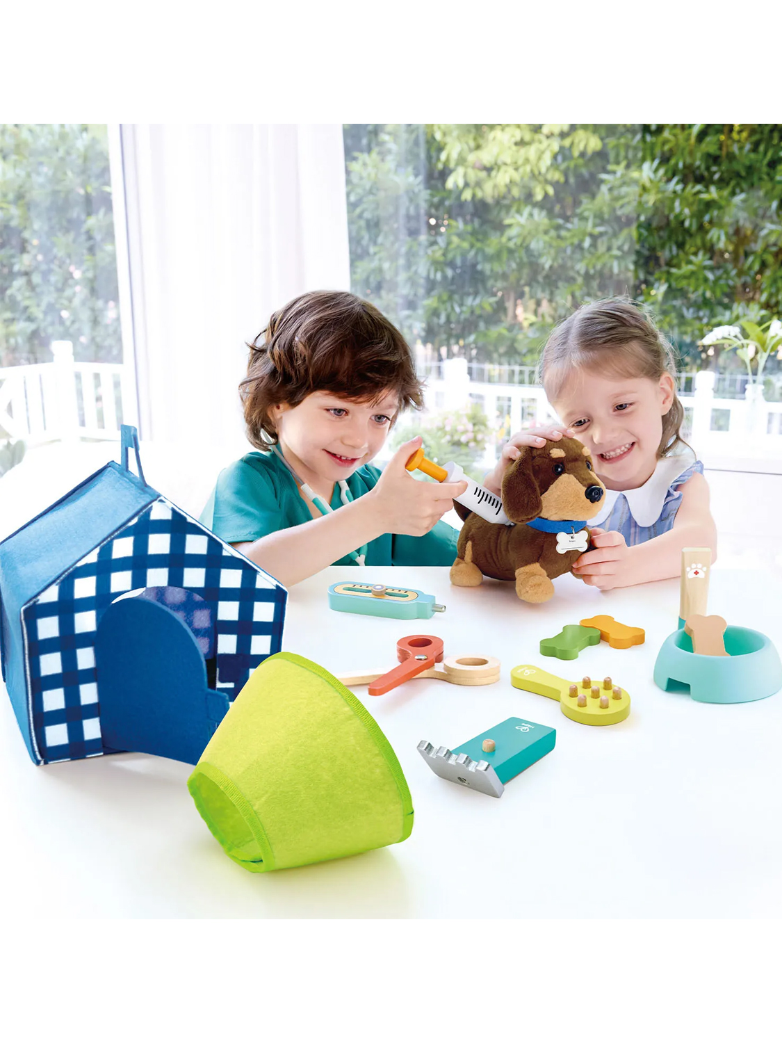 Набор игровой HAPE «Ветеринарная клиника» для щенков E3229_HP