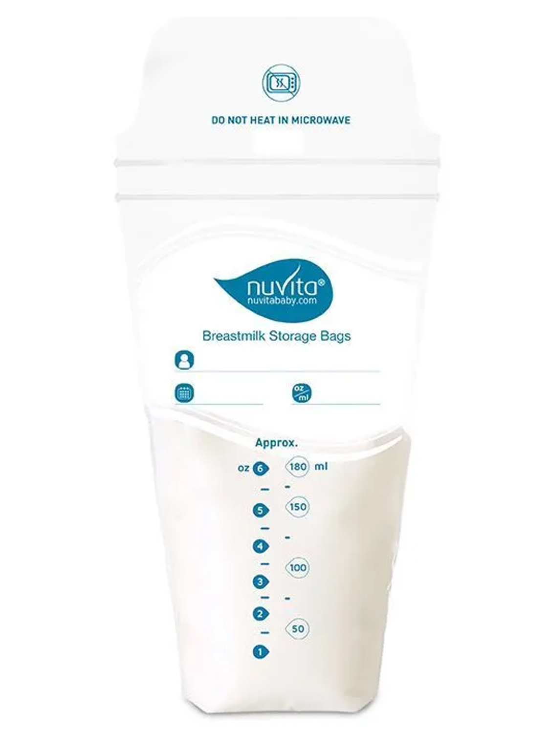 Пакеты Nuvita однораз. для хран. и замораж. груд. молока 1253 Disposable milk bags 25шт