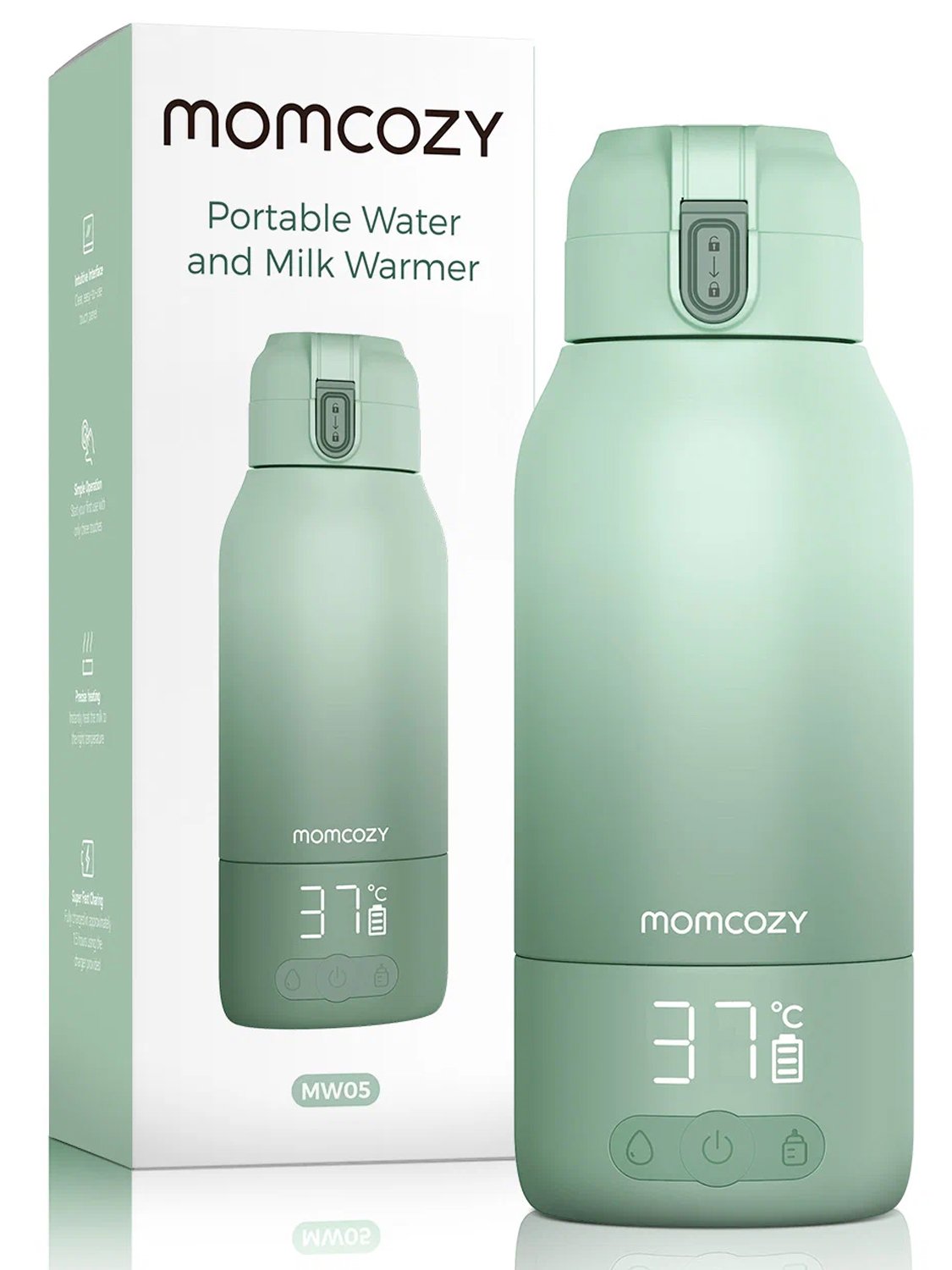 Подогреватель Momcozy портативный для молока и воды MW05