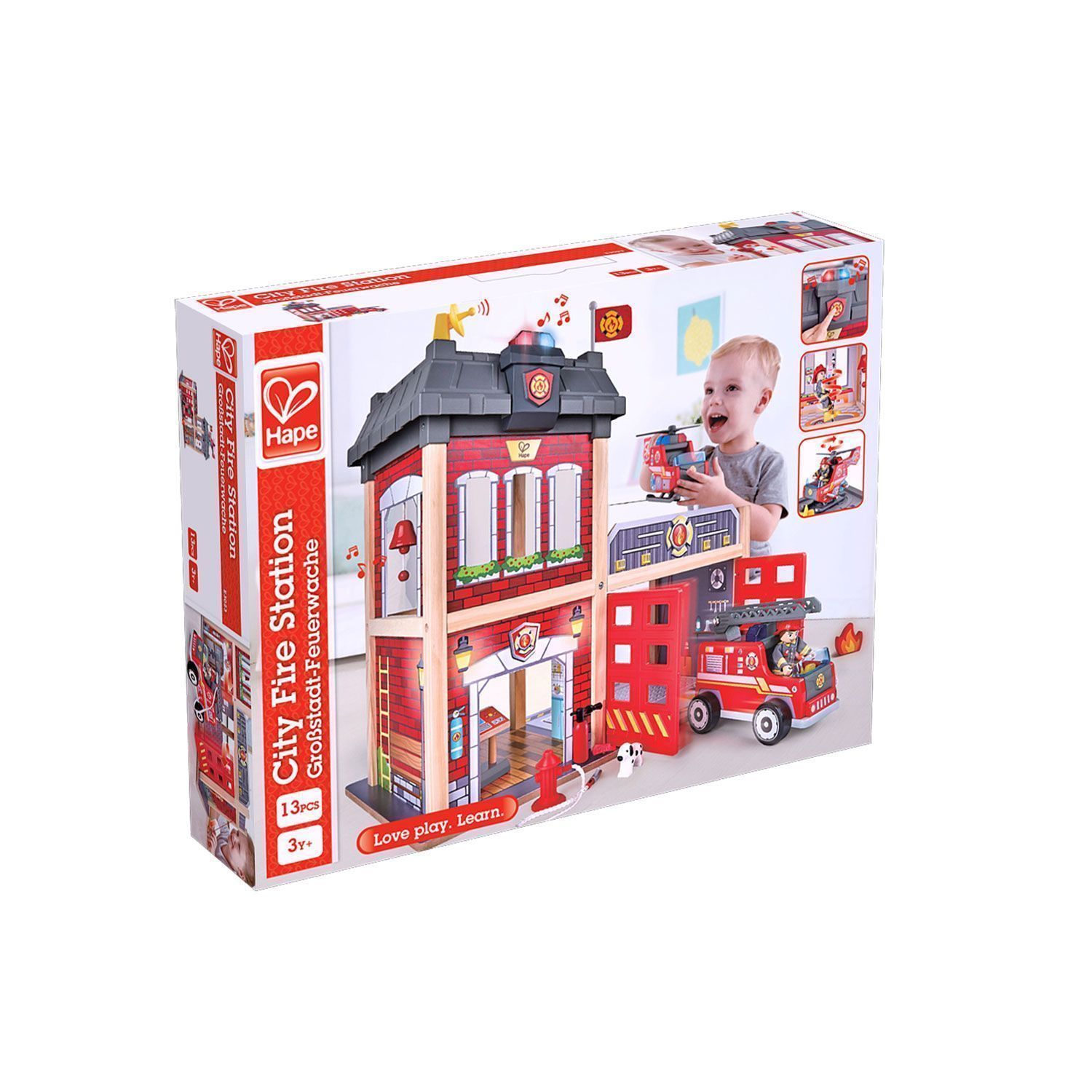 Игровой набор Hape «Пожарная станция»