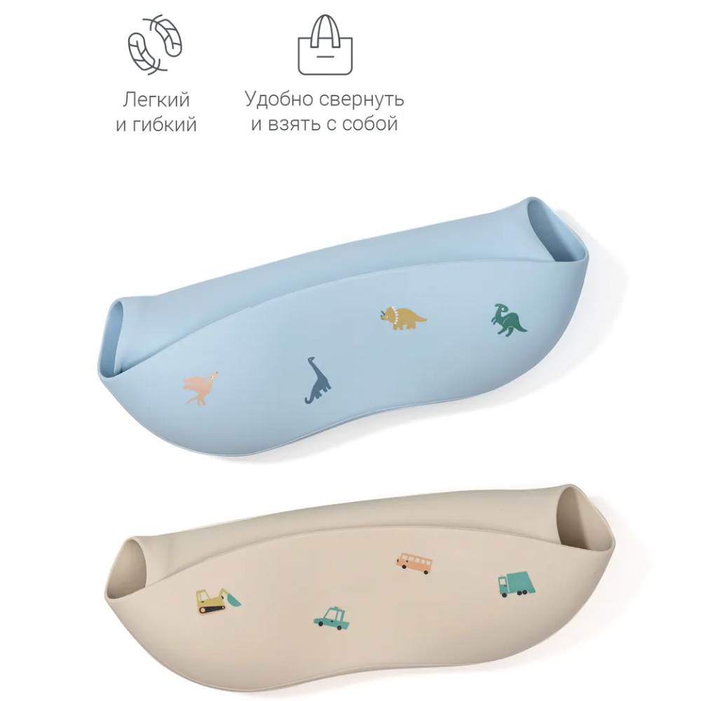 Нагрудник edda силиконовый