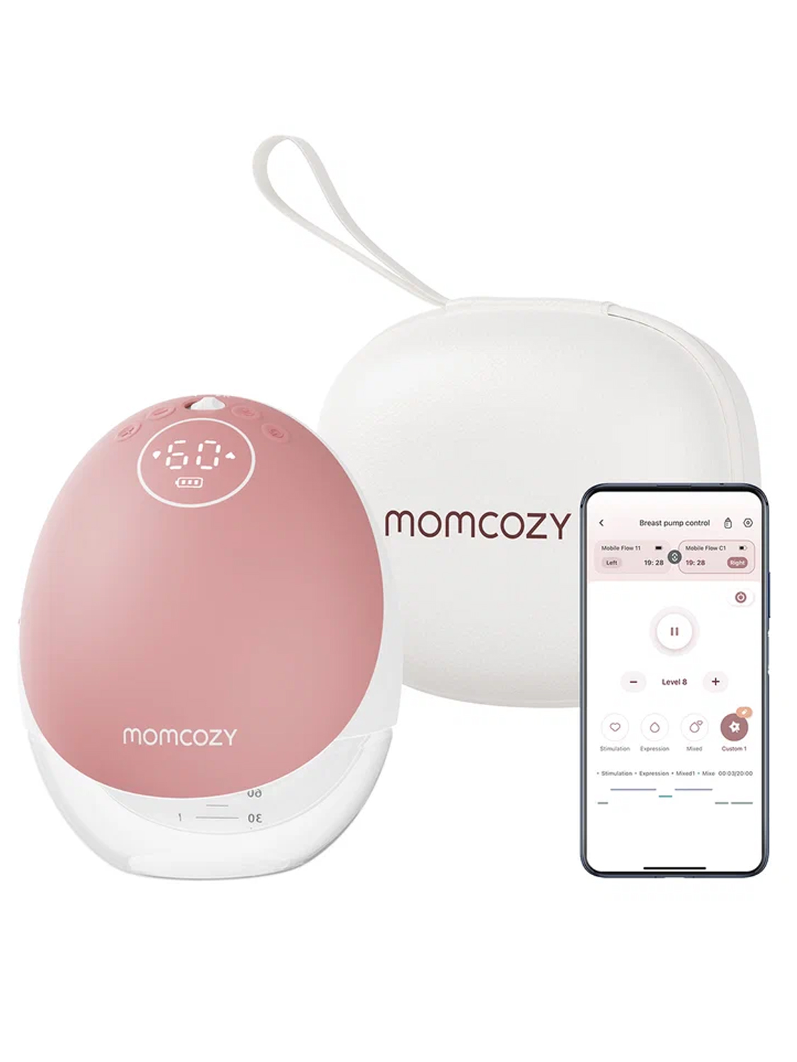 Молокоотсос Momcozy беспроводной портативный электрический BP223 2 шт.